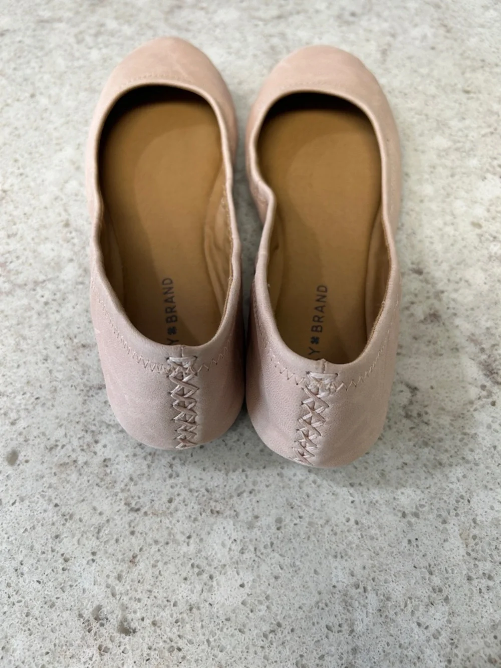 Lucky Brand Women's Pale Pink Ballet Flats - Picture 7 of 8
